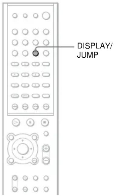 SONY AVDS500ES - Viewing the Playing Time and Remaining Time in the Front Panel Display - 1