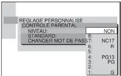 SONY AVDS500ES - Lecture limitée pour les enfants (contrôle parental) (DVD uniquement) - 7