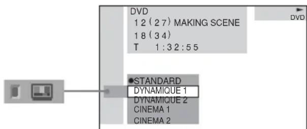 SONY AVDS500ES - En mode d'arrêt, appuyez sur DVD DISPLAY. - 1