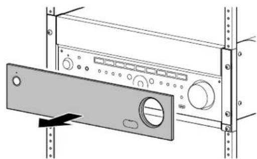 SONY STRZA2000ES - como instalar y desinstalar la cubierta frontal - 2