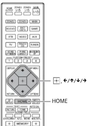 SONY STRZA3000ES - Changing the settings - 1