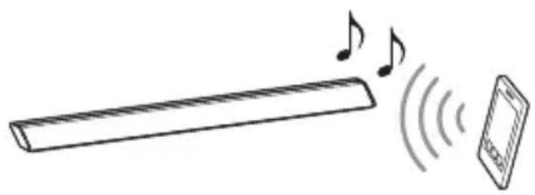 SONY HTCT780 - Écoute de la musique depuis un périphérique BLUETOOTH - 1