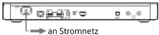 SONY UBPX1000ES - Wenn der Player zum ersten Mal eingeschaltet wird - 1