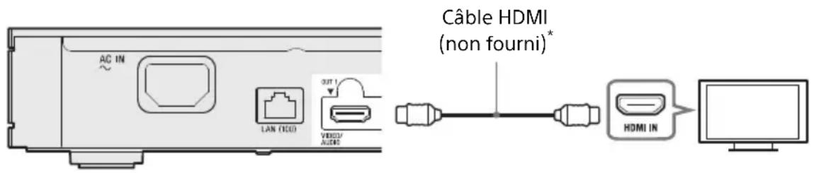 SONY UBPX1000ES - Raccordement à votre téléviseur - 1