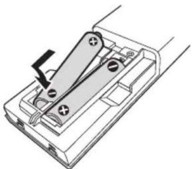 SONY UBPX1000ES - Inserimento dellepilenel telecomando - 1