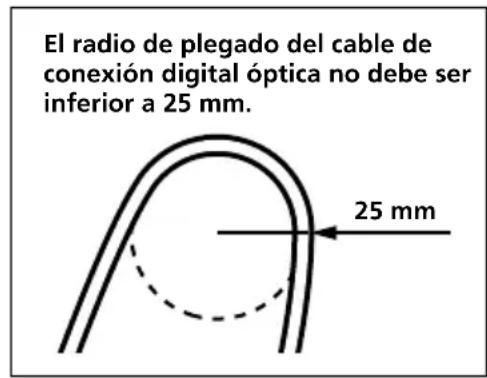 SONY MDRRF5000K - Notas sobre el cable de conexión digital óptico - 1