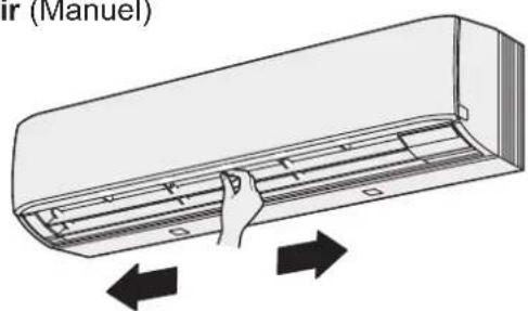 PANASONIC S56MK1E5A - Égalage du sens de circulation horizontal de l'air (manuel) - 1
