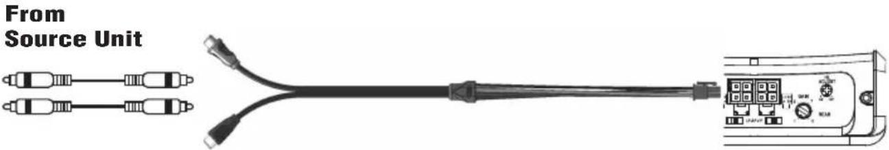 Rockford Fosgate Power TMS6RG - CâBLAGE DU SYSTÉME - 6