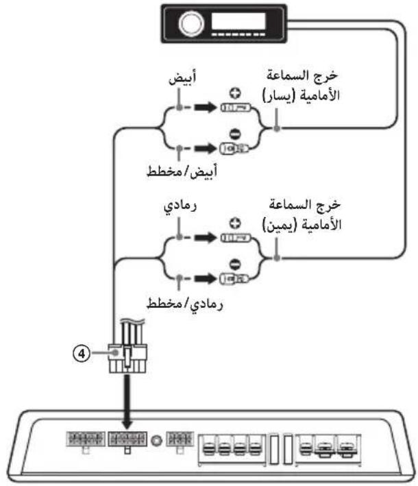 SONY XMGS6DSP - توصيل سلك السماعة - 1
