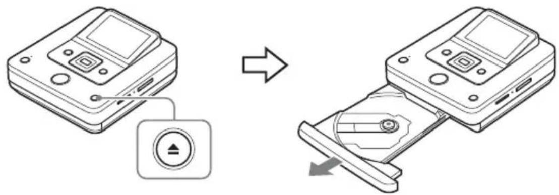 SONY VRDMC6 - Appuyez sur le bouton d'éjection ▲. - 1