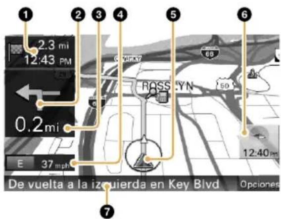 SONY NVU84 - Visualización del mapa - 1