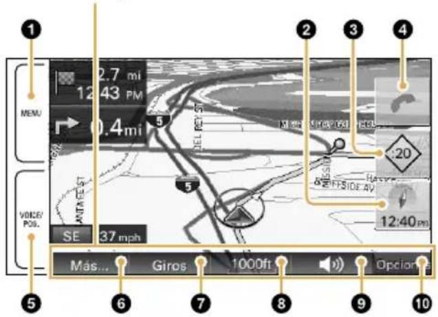 SONY NVU84 - Herramientas del mapa - 1