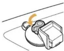 SONY NVU84 - Press firmly, then turn the lever counterclockwise to lock into the position. - 4