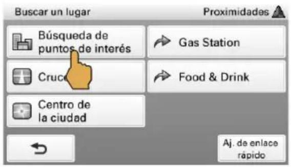 SONY NVU84 - Búsqueda por nombre de PDI (Puntos de interés) - 2