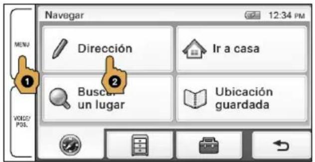SONY NVU84 - Búsqueda por dirección - 1