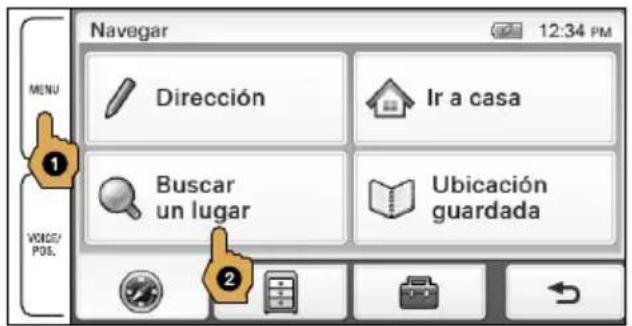 SONY NVU84 - Búsqueda por nombre de PDI (Puntos de interés) - 1