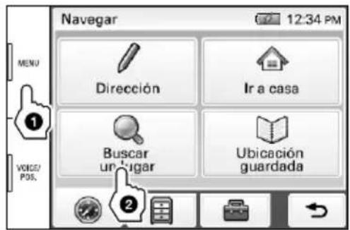 SONY navu NVU44 - Búsqueada por nombre de PDI (Puntos de Interés) - 1