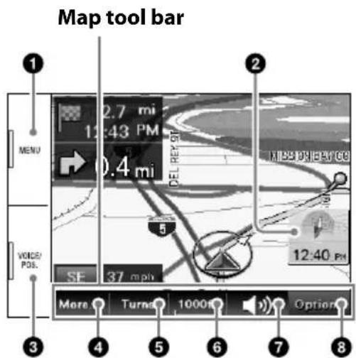 SONY navu NVU44 - Map tools - 1