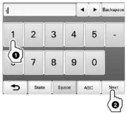 SONY navu NVU44 - Searching by address - 2