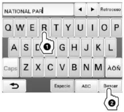 SONY navu NVU44 - Búsqueada por nombre de PDI (Puntos de Interés) - 4
