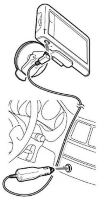 SONY navu NVU44 - Conexión de la alimentación - 1