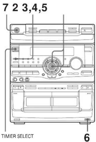 SONY MHCD90AV - Enregistrement programmé de la radio - 1