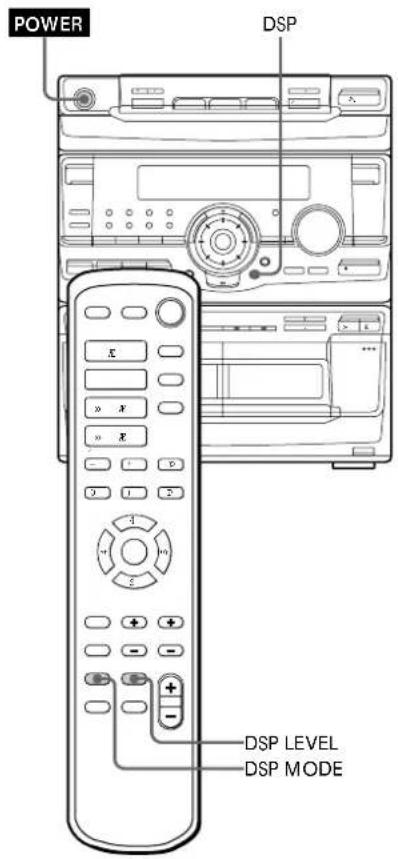 SONY MHCD90AV - Sélection du menu surround - 1
