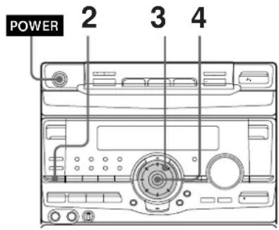 SONY MHCD90AV - Confección de un archivo de énfasis de sonido personal - 1