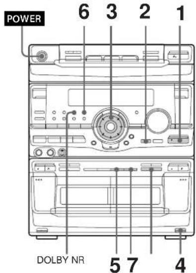 SONY MHCD90AV - Enregistrement à partir de la radio - 1
