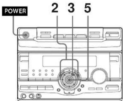 SONY MHCD90AV - Réglage de l'égaliseur graphique - 1