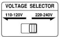 SONY MHCD90AV - Réglez le sélecteur de tension (VOLTAGE SELECTOR) sur la position correspondant à la tension électrique locale (sauf modèles commercialisés en Amérique du Nord, Mexique et Australie). - 1