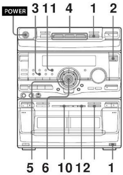 SONY MHCD90AV - Enregistrement d'un CD en spécifiant l'ordre des plages - 1