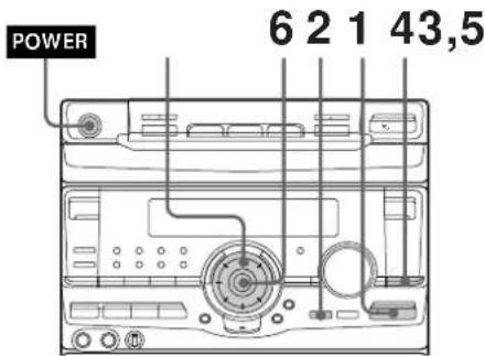SONY MHCD90AV - Etape 4: Préréglage de stations radio - 1