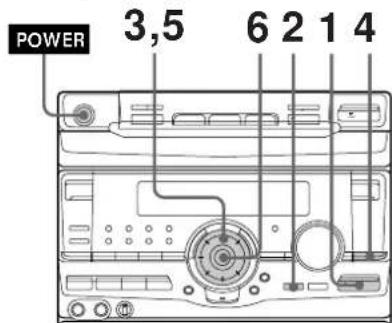 SONY MHCD90AV - Paso 4: Memorización de emisoras - 1