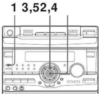 SONY MHCD90AV - Etape 3: Réglage de l'heure - 1