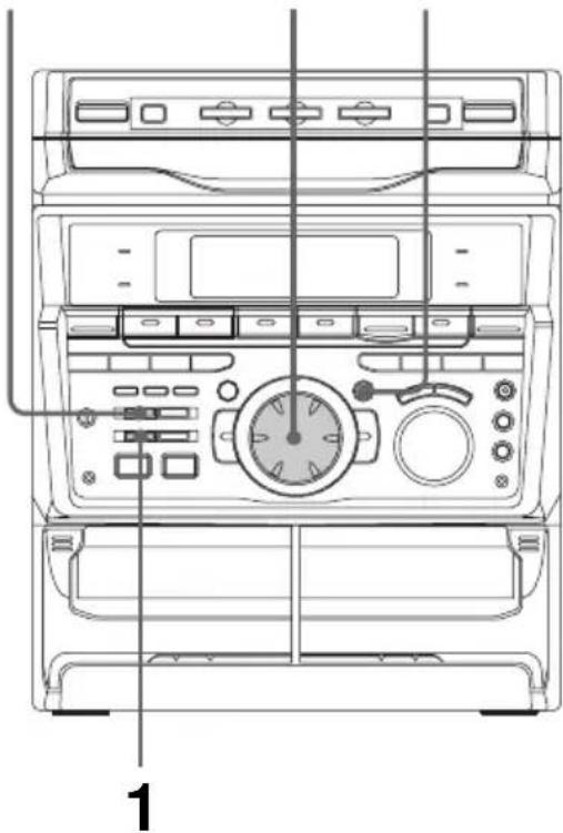 SONY MHCRXD80 - Etape 2: Réglage de l'heure - 1