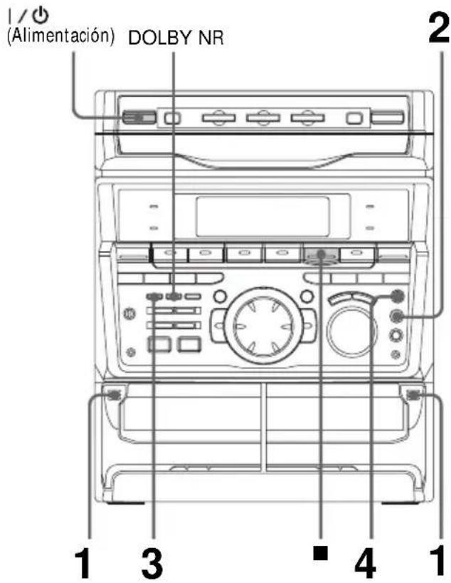 SONY MHCRXD80 - Grabación de una cinta - 1