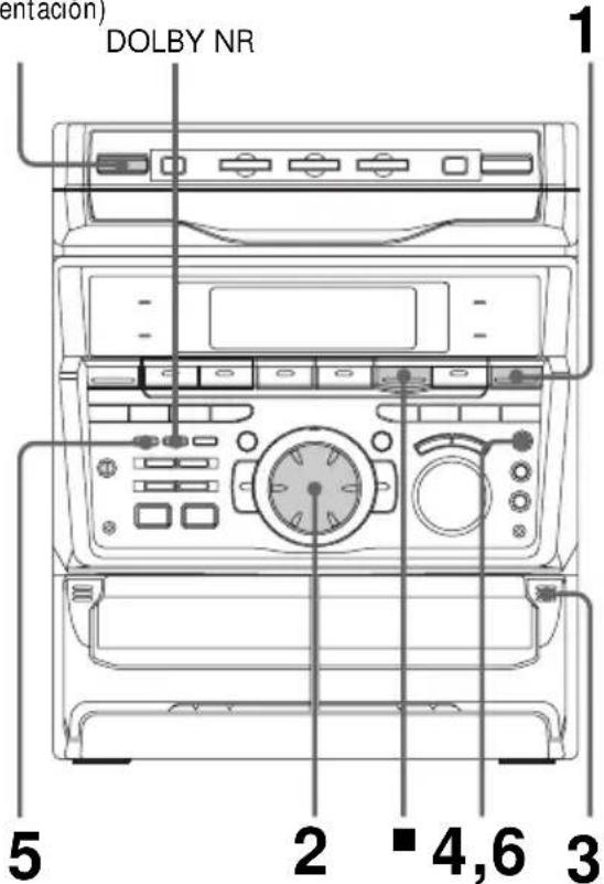 SONY MHCRXD80 - Grabación de la radio - 1