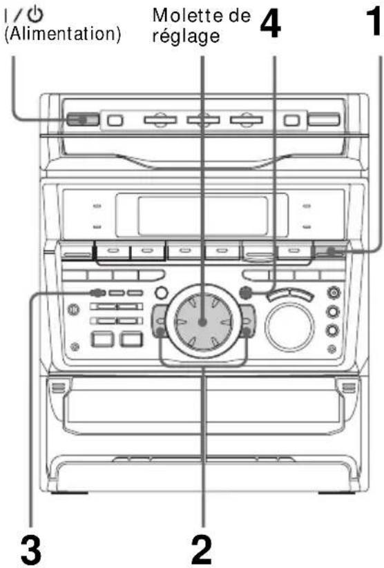 SONY MHCRXD80 - Etape 3: Préréglage de stations radio - 1