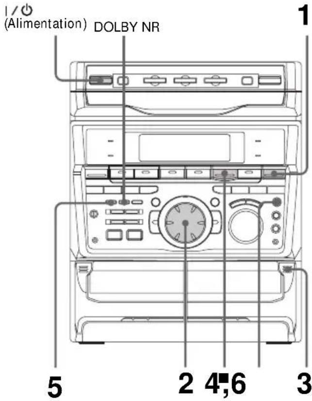SONY MHCRXD80 - Enregistrement à partir de la radio - 1