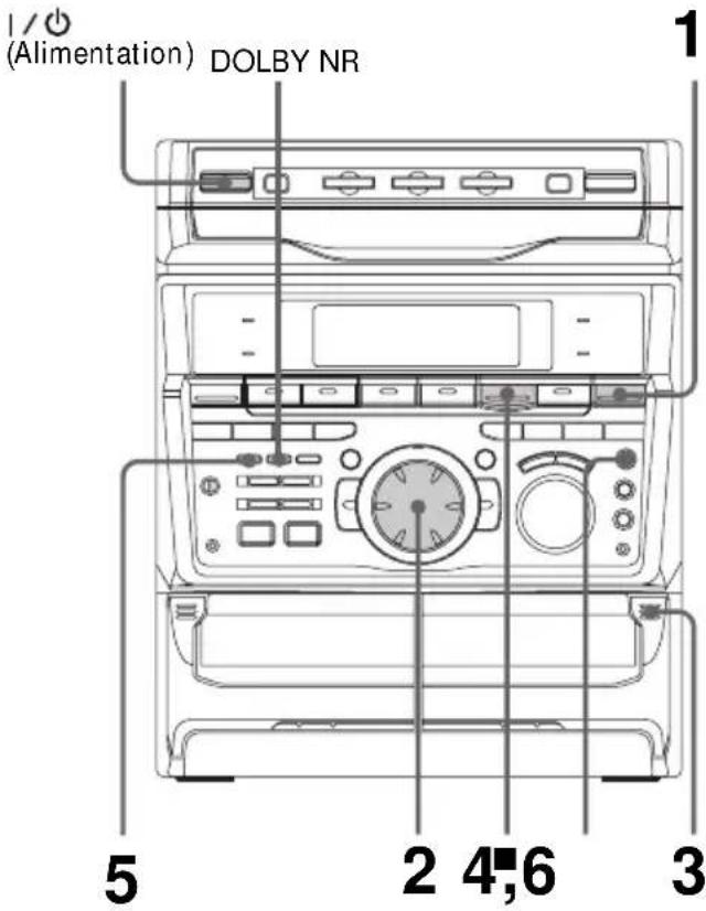 SONY MHCGRX50 - Enregistrement à partir de la radio - 1