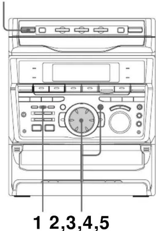 SONY MHCGRX50 - Localisation d'une station par type de programme (PTY) - 1