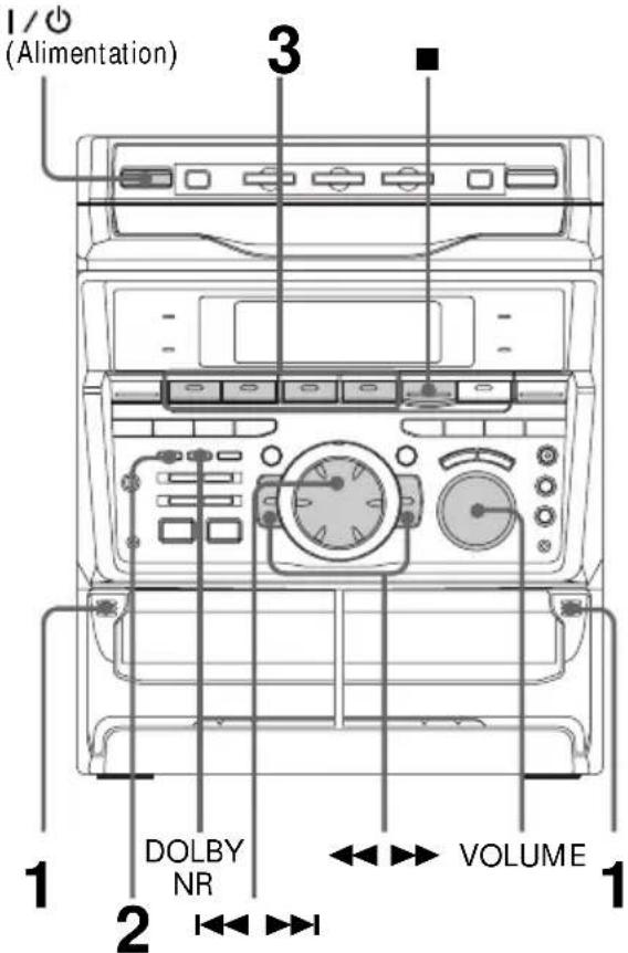 SONY MHCGRX50 - Lecture d'une cassette - 1