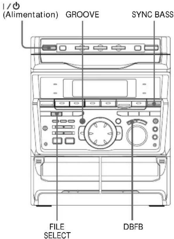 SONY MHCGRX50 - Réglage du son - 1