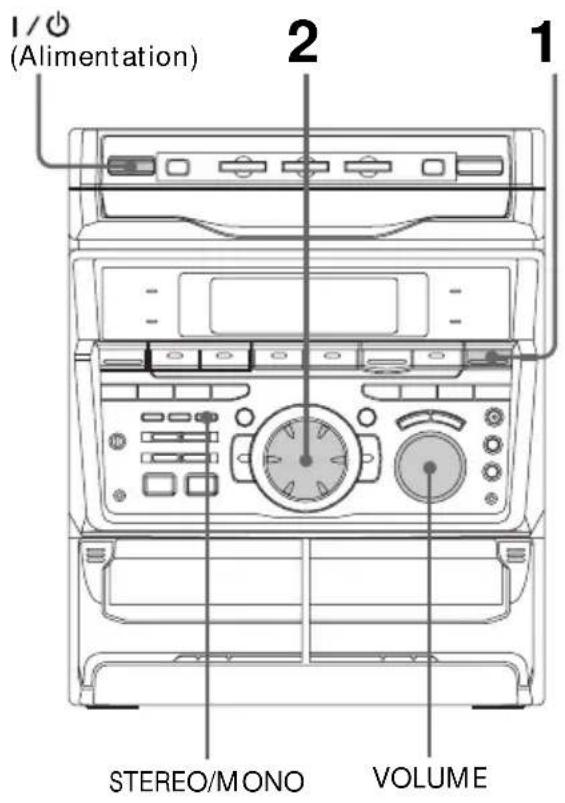 SONY MHCGRX50 - — Accord d'une station préreglee - 1