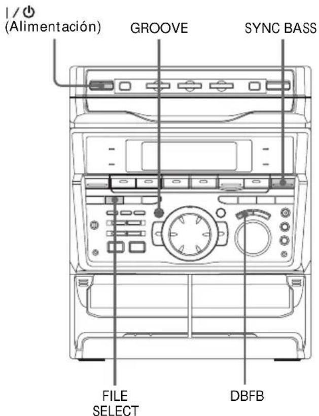 SONY MHCGRX50 - Ajuste del sonido - 1