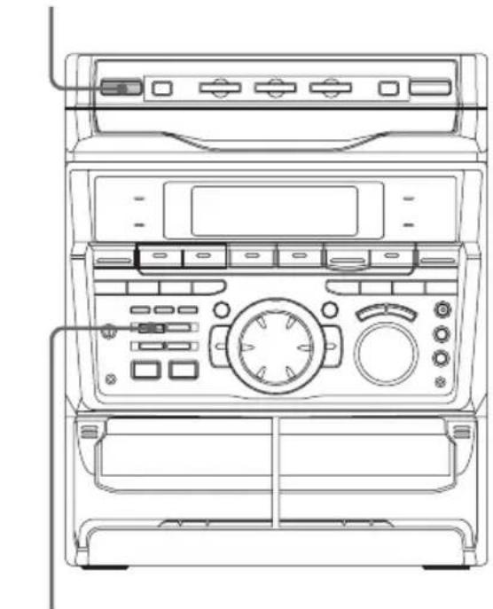 SONY MHCGRX50 - Utilización del visualizador del reproductor de discos compactos - 1