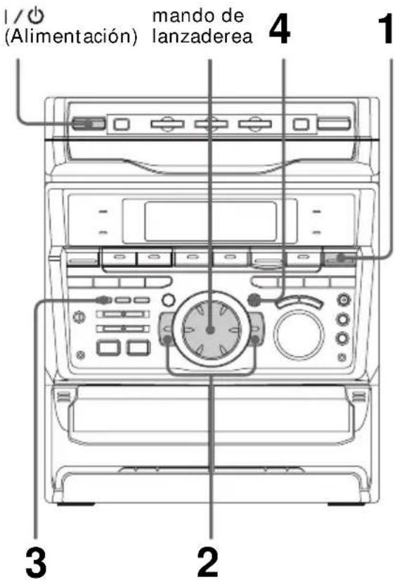 SONY MHCGRX50 - Paso 3: Memorización de emisoras - 1