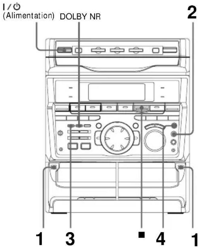 SONY MHCGRX50 - Enregistrement à partir d'une cassette - 1