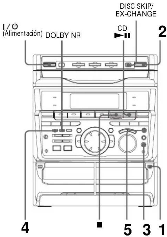 SONY MHCGRX50 - Grabación de un disco compacto - 1